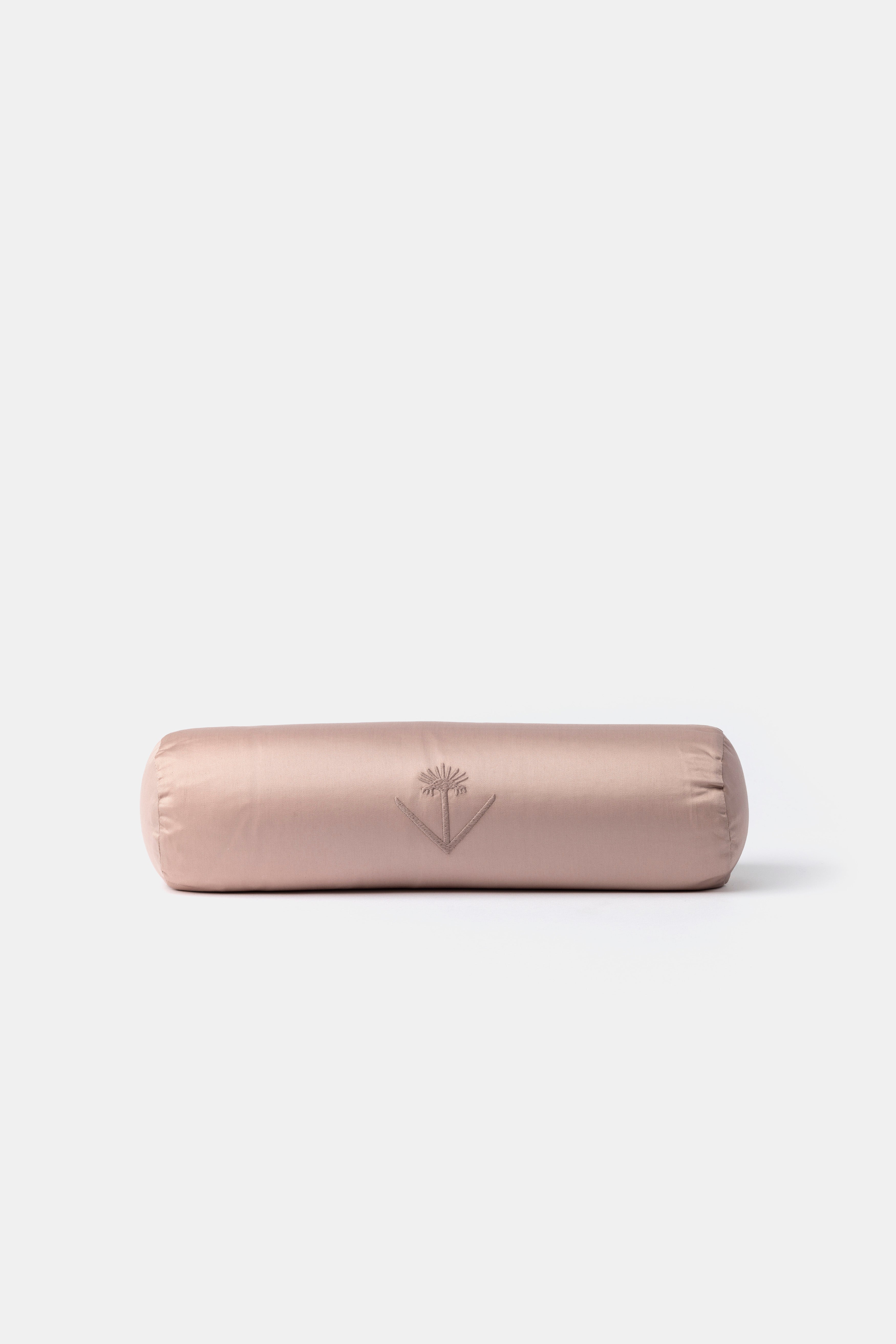 "Cincia" roll-neck pillow in Margot Pink